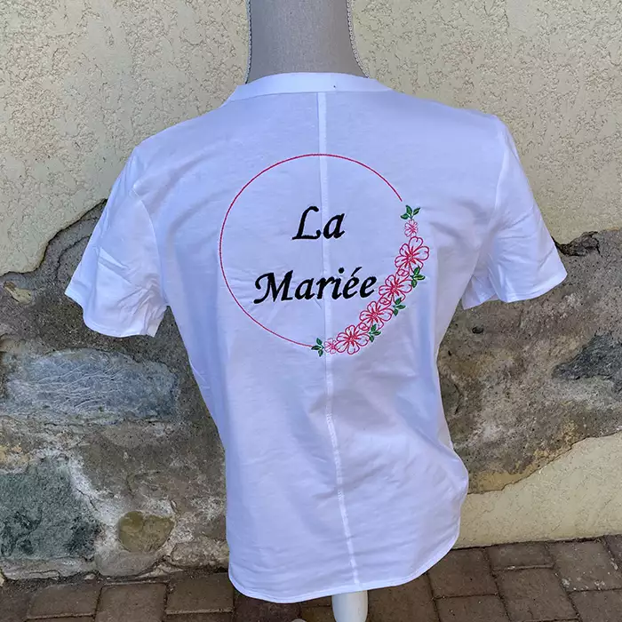 T-Shirt Personnalisé Brodé