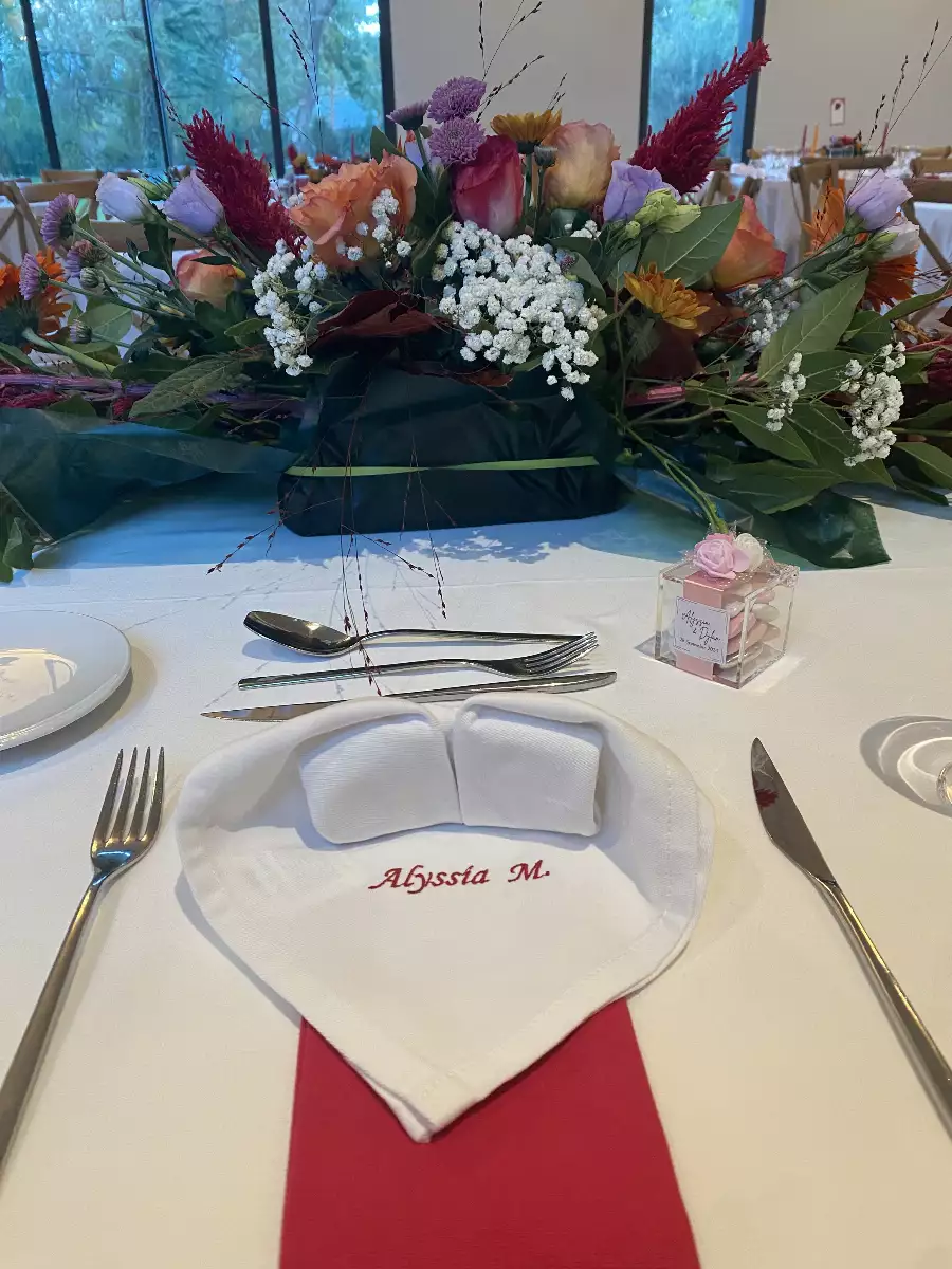 serviettes de table personnaliser