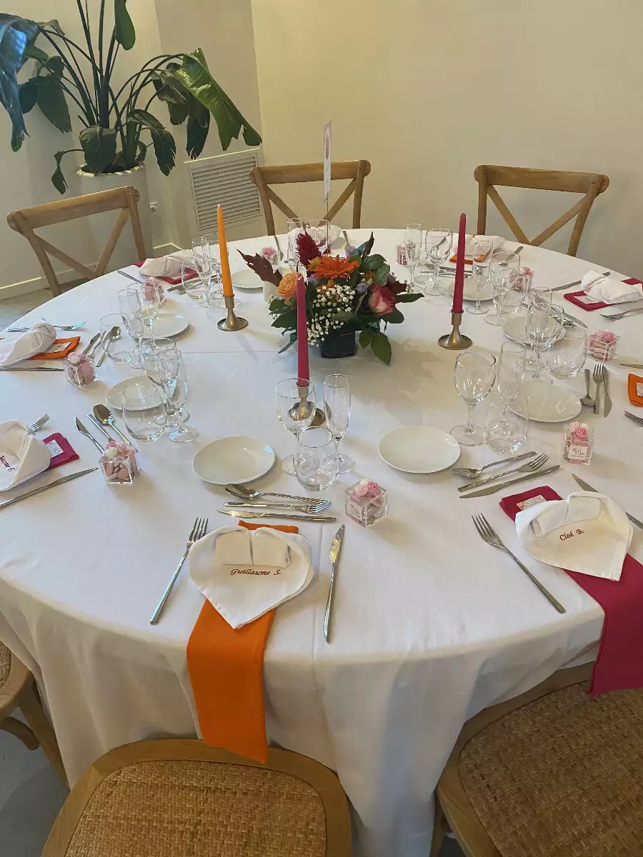 serviettes de table personnaliser